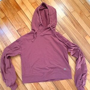 ALO Yoga Women's Dusty Rose Hoodie